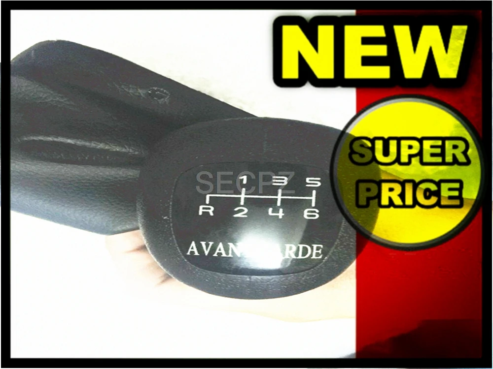 

For Mercedes Benz 6 Speed GEAR STICK SHIFT KNOB + GAITER + gift FRAME for W202 C (93-01) HOLE DIAMETER 12MM