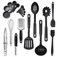 veica kitchen 20 pcs cooking utensils food grade nylon non stick turner spatula ladle whisk cook bake gift set
