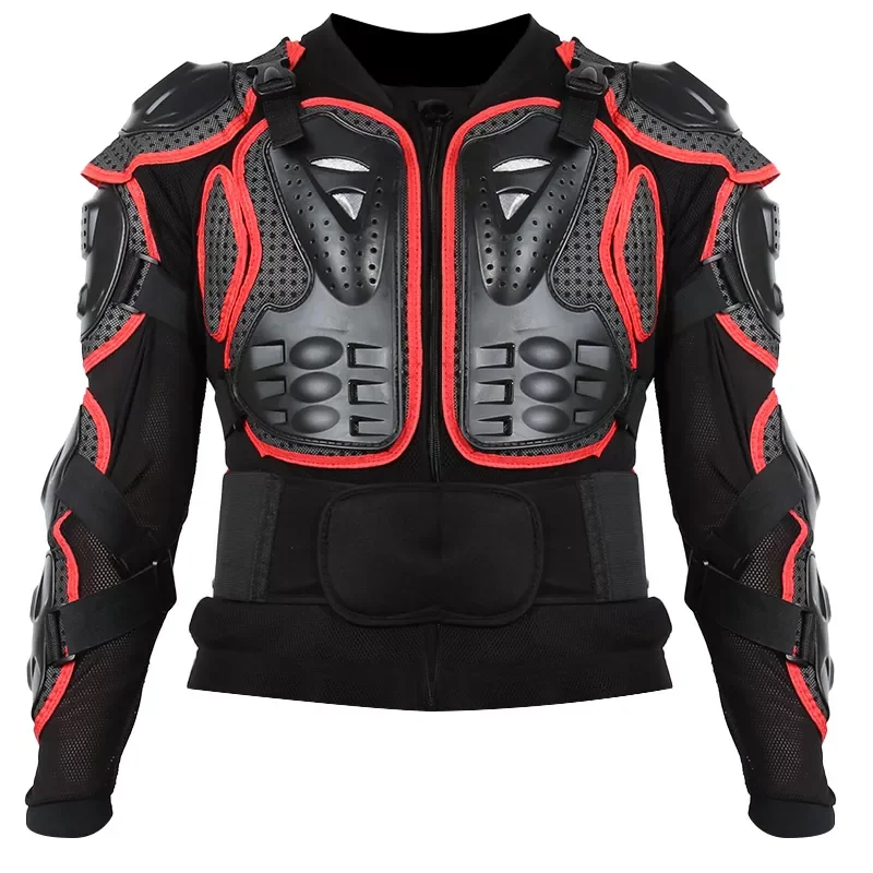 

S-3XL Full Motorcycle Body Armor Protector Shirt Jacket Motocross Back Shoulder Protector Gear Armored Girder Black Wholesale