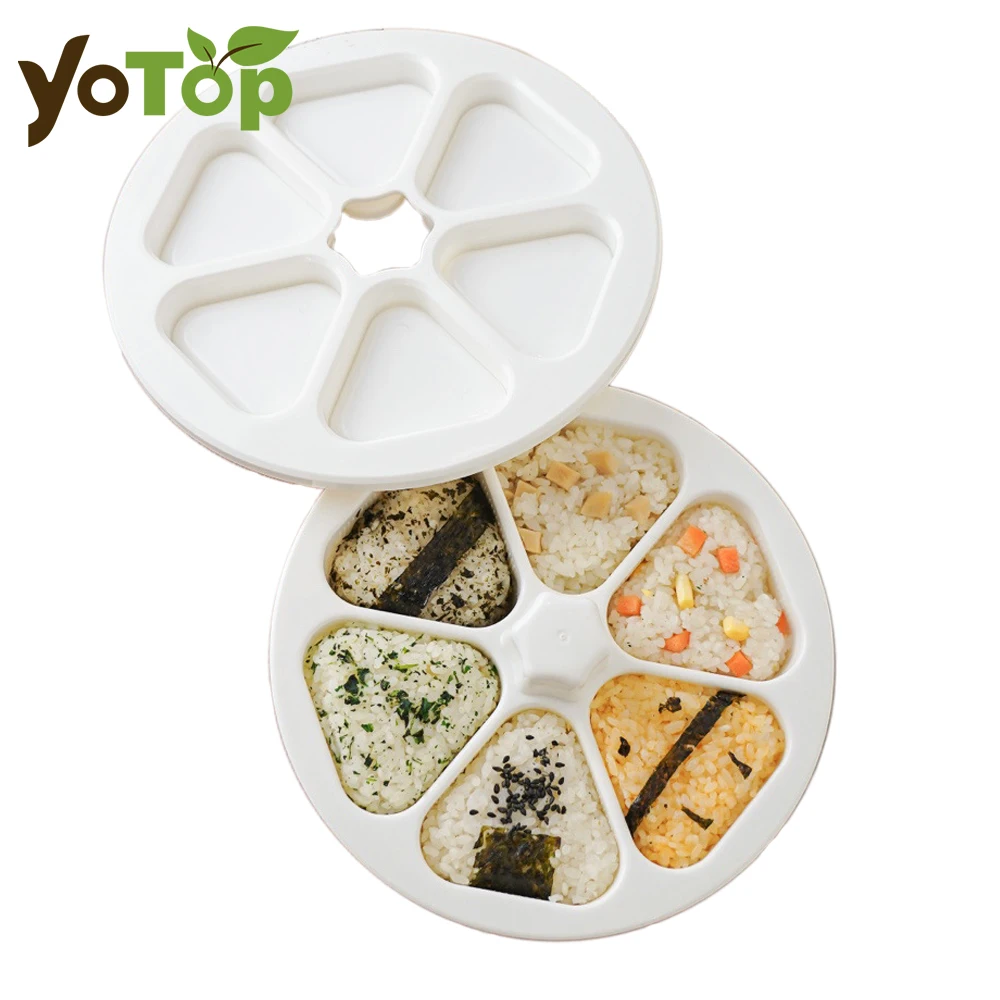 

DIY Sushi Mold Onigiri Rice Ball Food Press Triangular Sushi Maker Mold Sushi Kit Japanese Kitchen Tools Bento Box Accessories