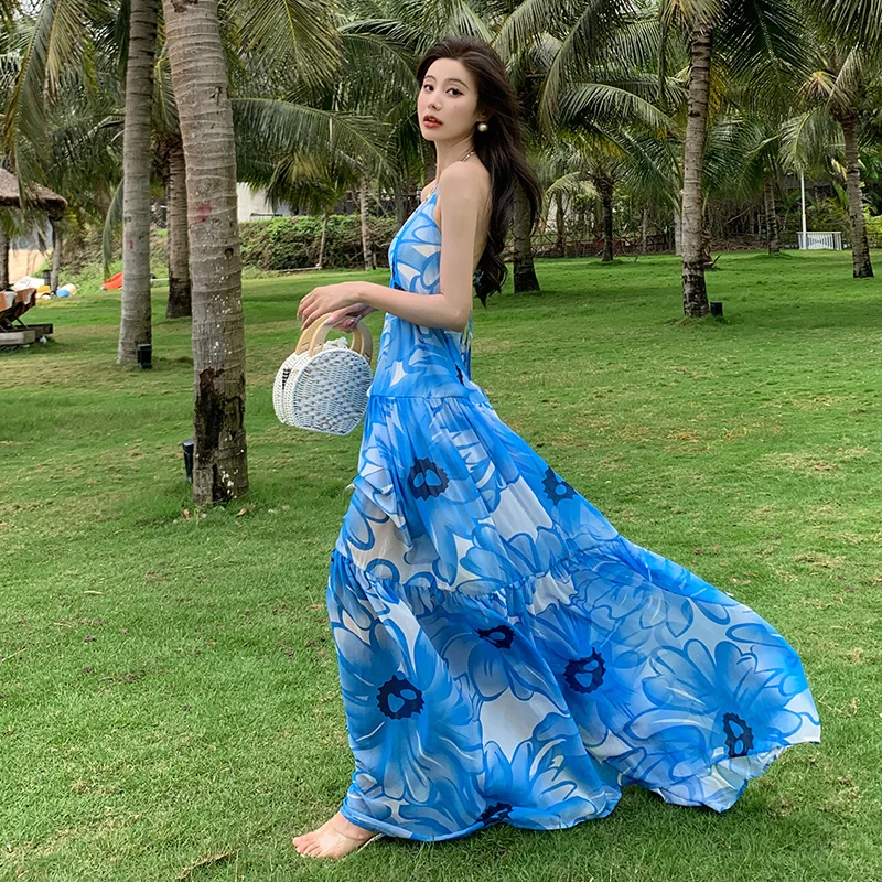 Женское пляжное платье Simi из полиэстера и хлопка