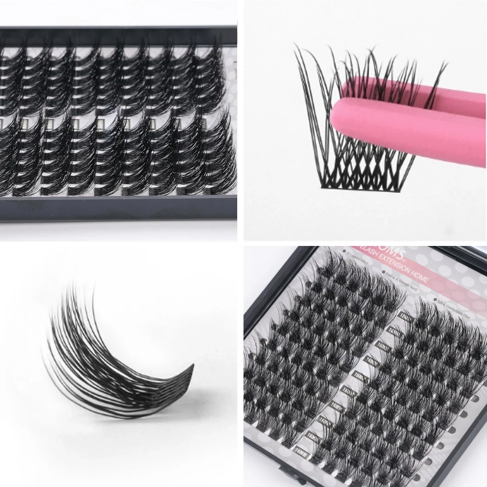 120 шт. пушистые ресницы для наращивания ETVITE