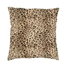 Наволочка из искусственного меха с леопардовым принтом, 45x45