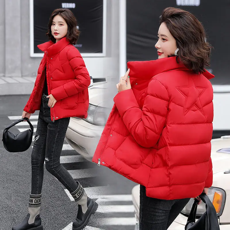 

Women Oversize Long Sleeve Jacket Female Coats Bomber Jackets Outwear Parka Coat Ladies Autumn Thick Mujer Coat Femme Parkas G74