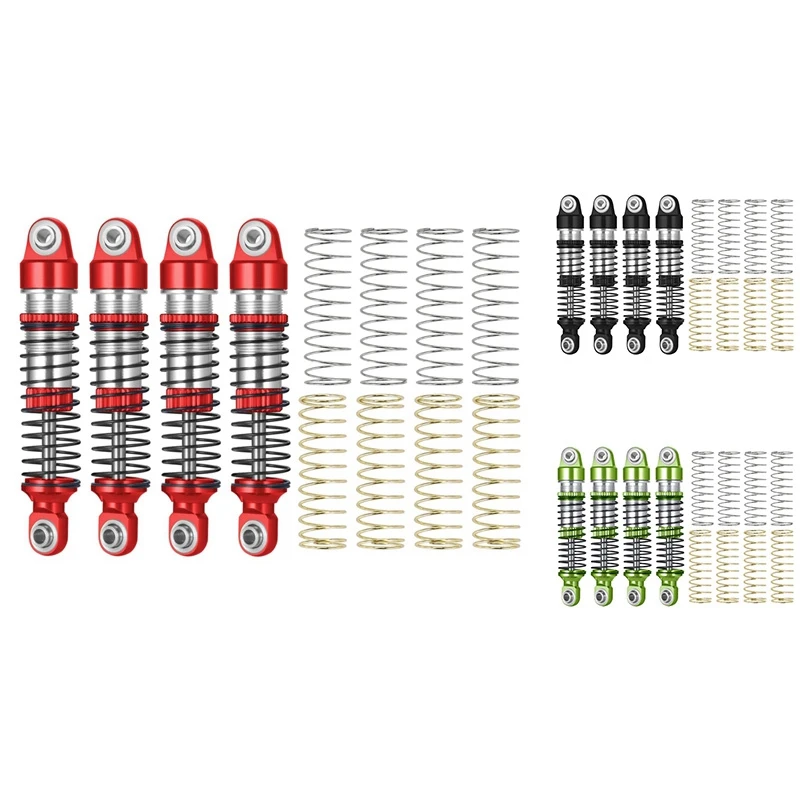 

4Pcs Metal Oil Shock Absorber Damper For Traxxas TRX4M TRX-4M 1/18 RC Crawler Car Upgrade Parts Accessories