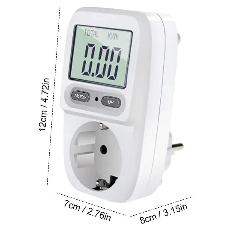 Electricity Power Consumption Meter Smart Home Power Monitor EU Plug Measuring Outlet Power Analyzer Electricity Usage Monitor images - 6