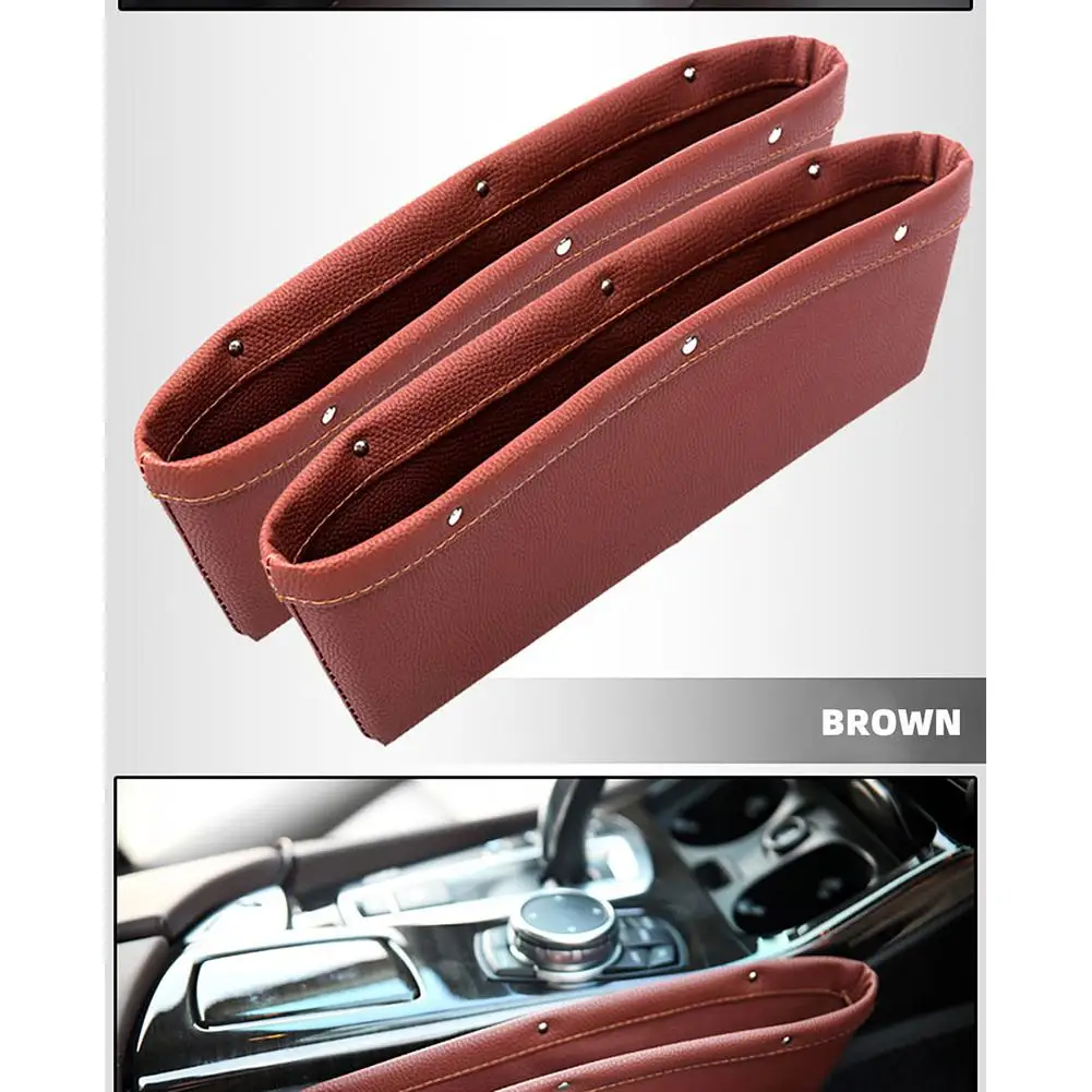 

Универсальный контейнер для хранения, 2 шт., наполнитель для автомобильного сиденья, органайзер для центральной консоли, сумка для хранения ...