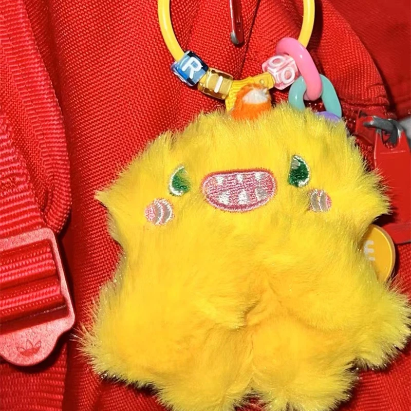 

Детская плюшевая брошь в виде куклы-единорога