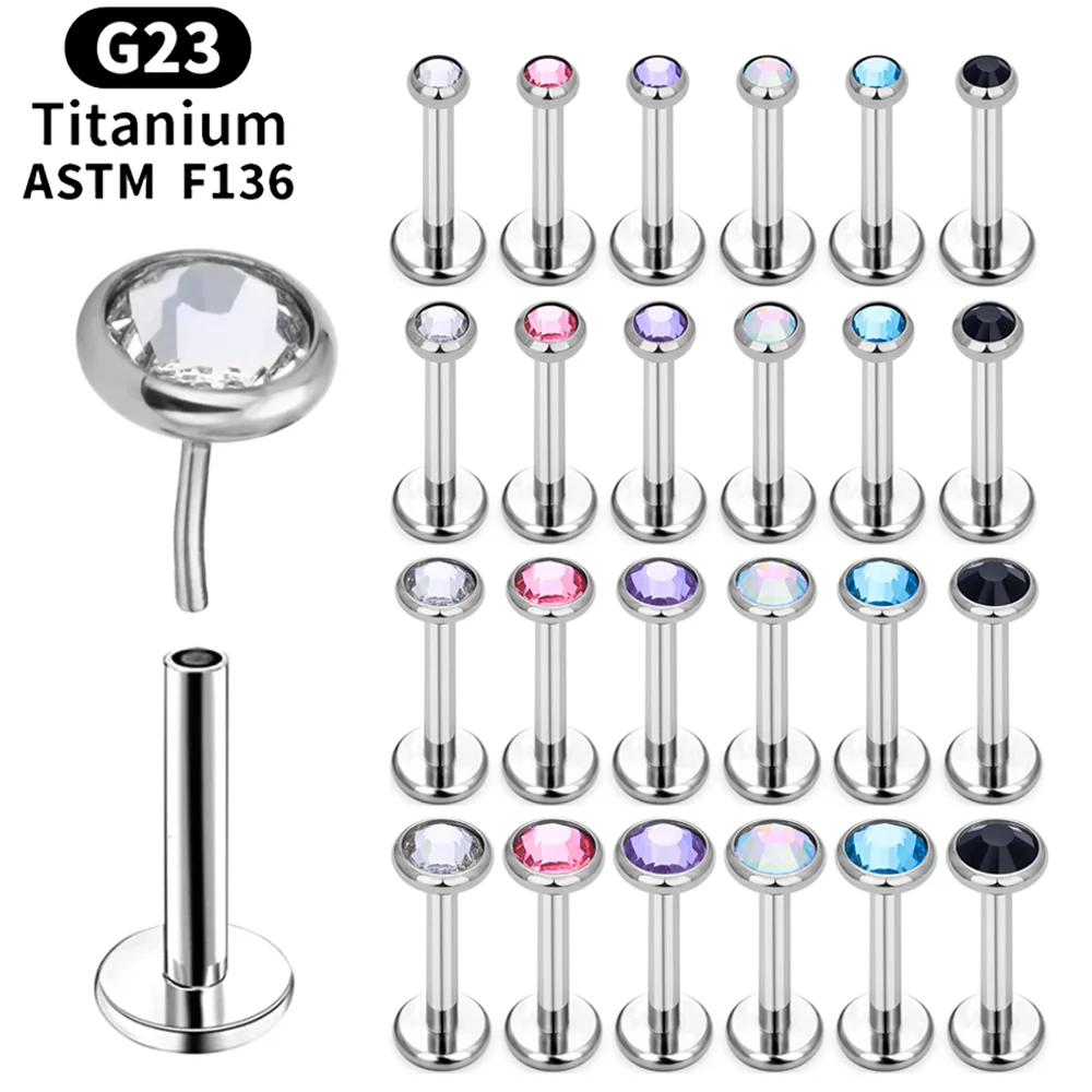 Титановые шпильки для пирсинга G23 | AliExpress
