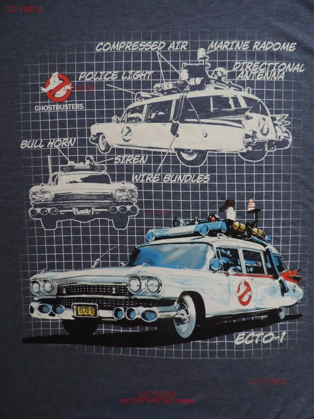 Футболка в стиле ретро с изображением героев мультфильма Ghost Buster