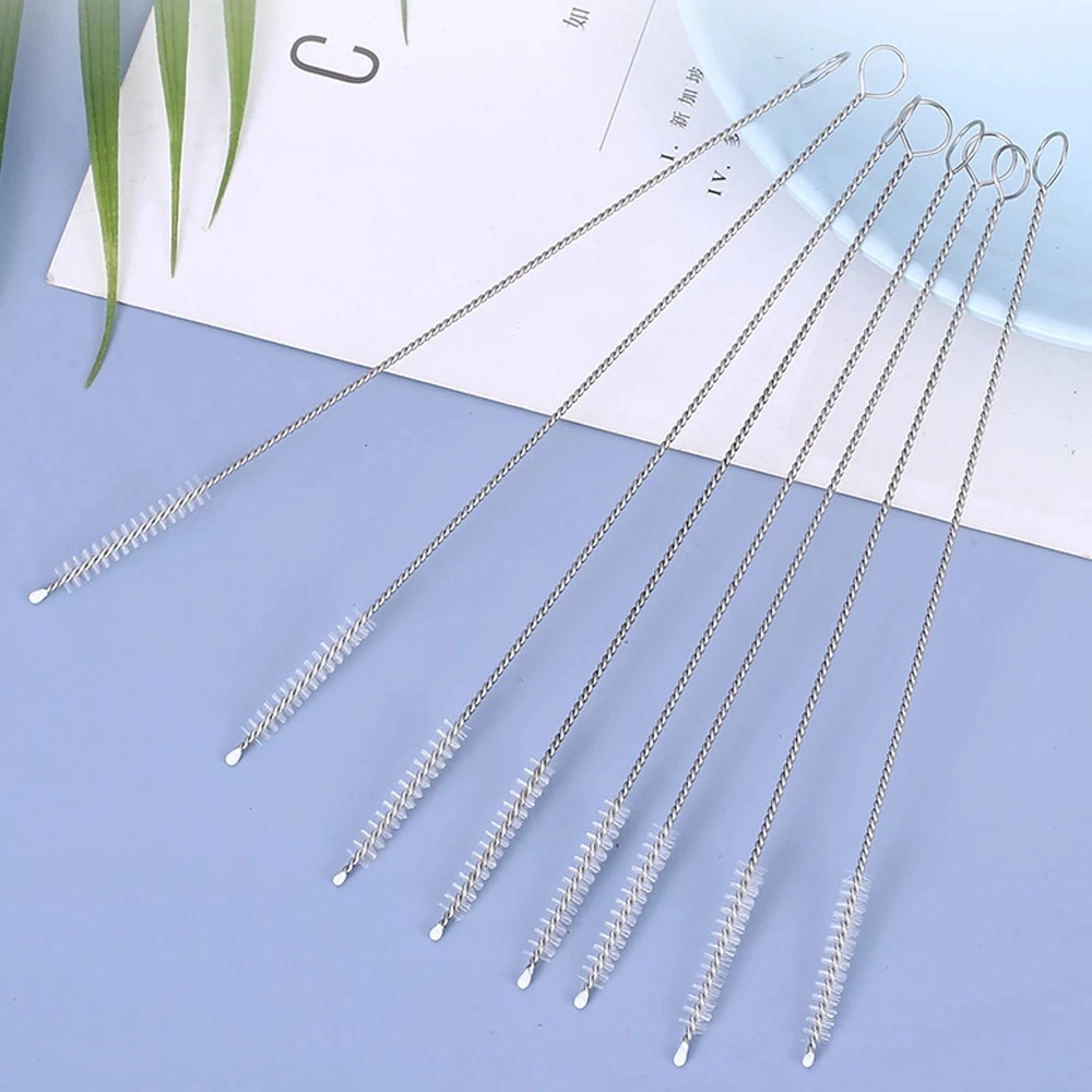 

10/5/1PCS Straw Brush Clean Suction Glass Tubeer Baby Bottle Reusable Eco-Friendly Nylon Soft Hair Drinking Straw Cleaning Brush