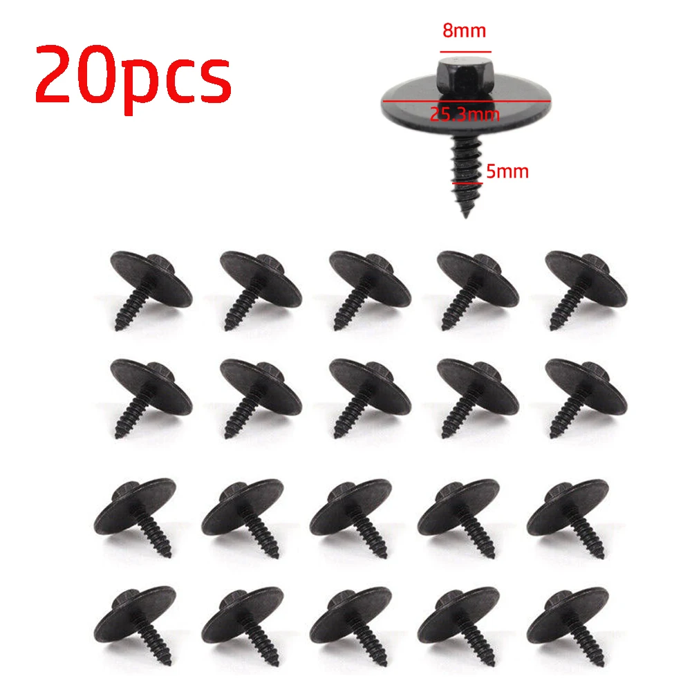 

10/20 Шт. Шестигранных Саморезов Для BMW И Mercedes, Металлические Болты 2019900536, Защита Переднего Бампера Автомобиля