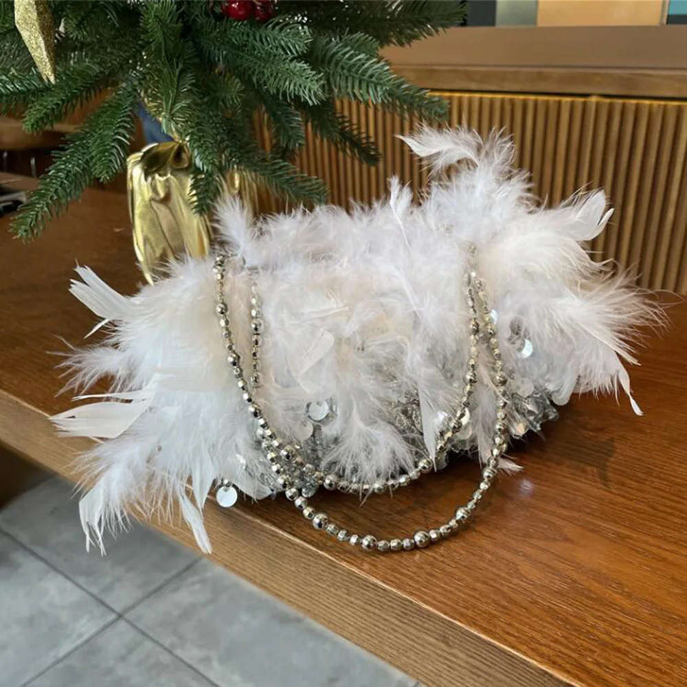 

Роскошные вечерние клатчи из настоящей страусиной кожи с блестками, женский модный вечерний кошелек с ручкой, дамские подарочные сумки для ...