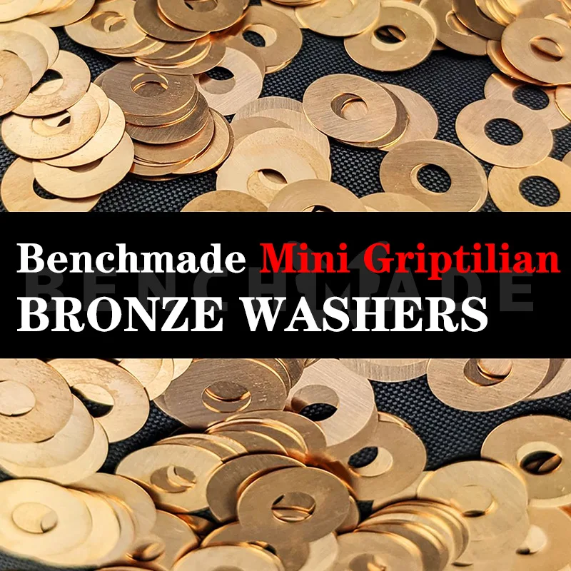 

Бронзовый складной нож на заказ, запасные части, шайбы, прокладка, кольцо, подушка для оригинальных ножей Benchmade Griptilian Mini 555-556-557
