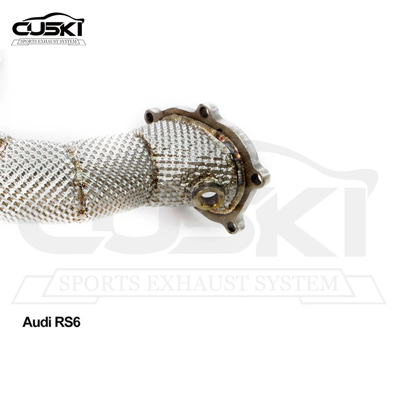 CUSKI канальная труба для AUDI S6 S7 RS6 RS7 C7 2013-2015 4 0 T высокая пропускная способность/с
