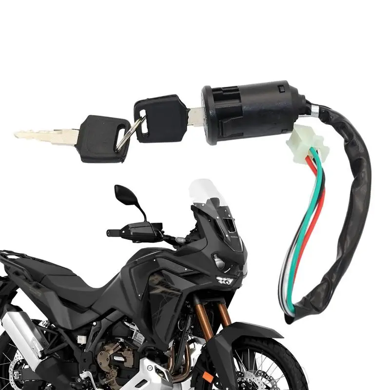 

Ignition Switch For ATV ATV Key Switch Dustproof Ignition Switch With Key 4 Wires For Electric Scooter Dirt Bike ATV 50-125CC