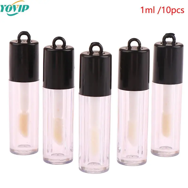 

10pcs/lot 1ml DIY Lip Balm Tube Container with Cap Empty Lipstick Bottle Lipgloss Tube Cosmetic Sample Container