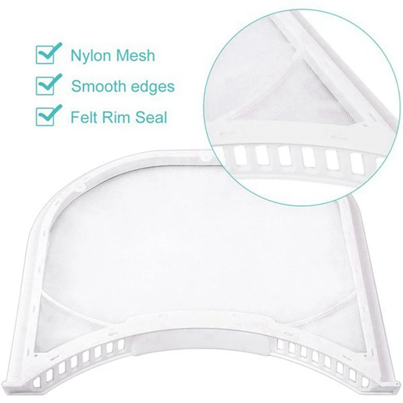 Фильтр для сушки ворса GTBL 5231EL1003B 3 шт. экран с фетровым уплотнением одежды LG