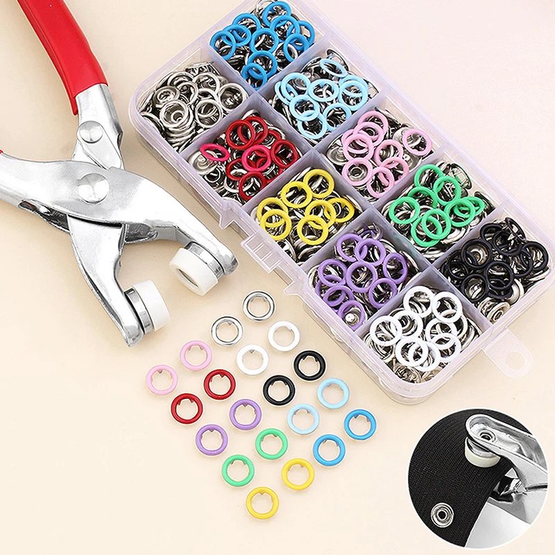 Набор плоскогубцев для установки одежды и сумок 50/100 шт.