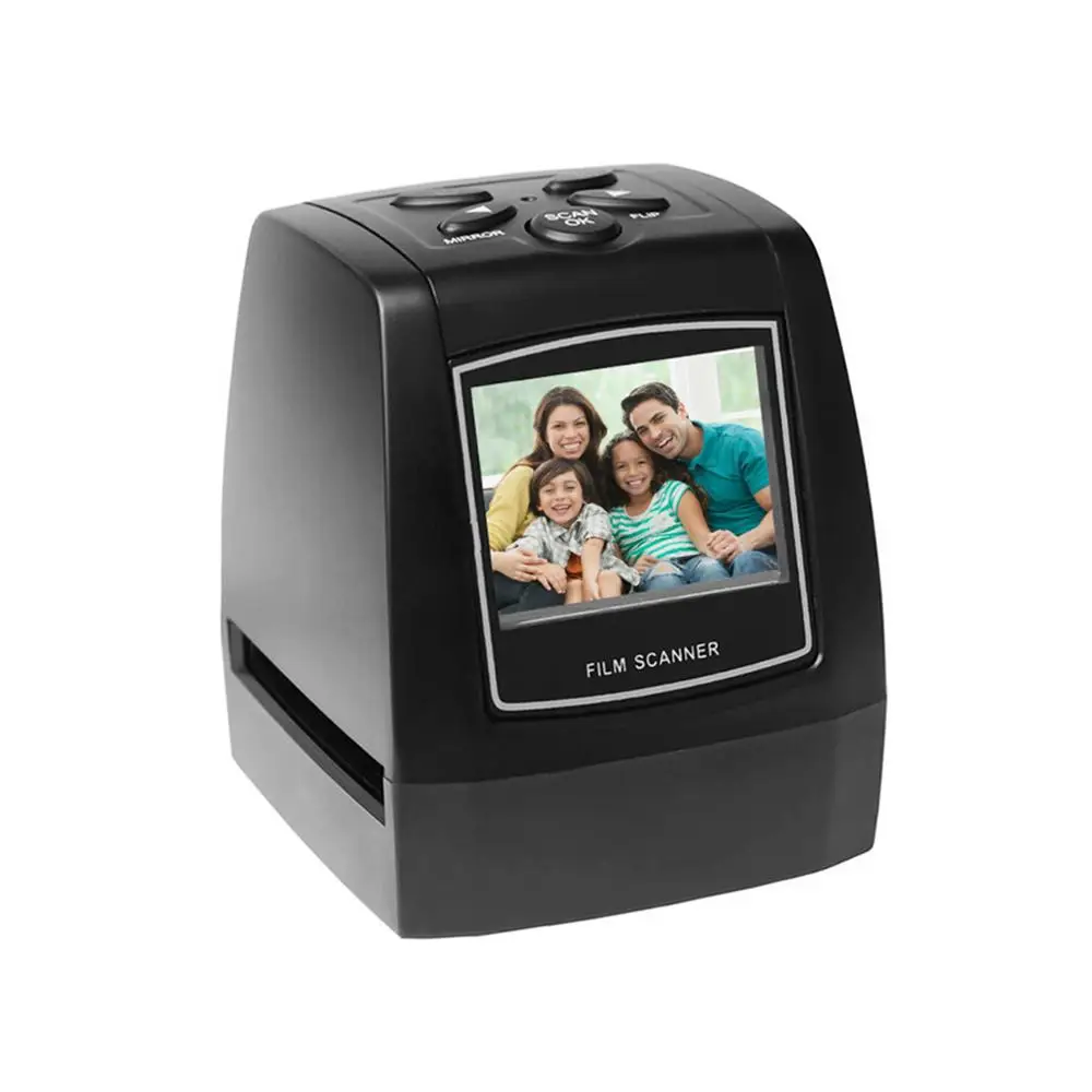 

Digital Film Scanner 35/135mm Positive Negative Slide Film Scanner with 2.4-inch LCD Screen USB Slide Film Converter Photo