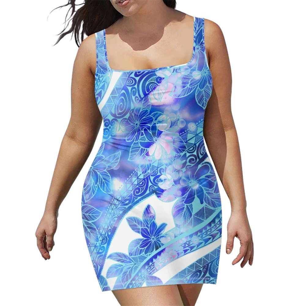 

Облегающее мини-платье без рукавов с квадратным вырезом, базовое женское летнее платье для вечеринки, сексуальная клубная одежда для девоч...