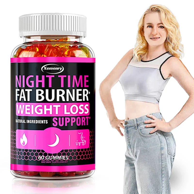 

Nighttime Fat Burner - Women's Weight Loss Gummies - Rapid Metabolism Booster
