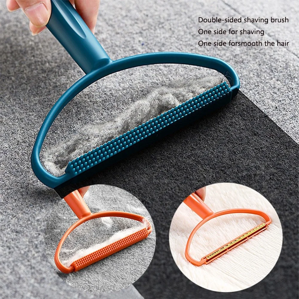 

Hair Remover Manual Clothes Lint Roller Fuzz Babric Shaver Brush Double Side Hair Cleaning Tool for Woven Coat Carpet