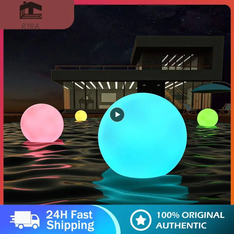 

4w Leakproof Solar Outdoor Light Waterproof Hanging Light Led Inflatable Ball Light Garden Decoration 34cm Rgb Color Glowing