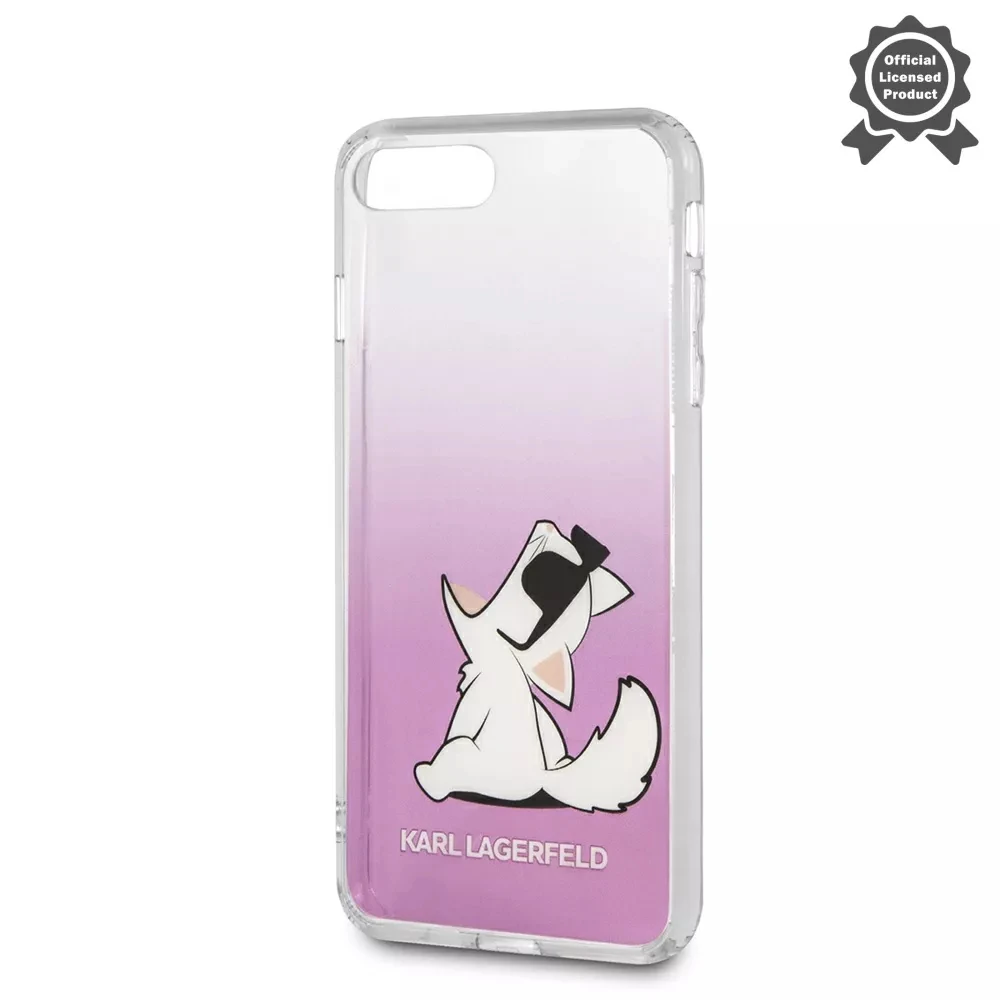 Case Lagerfeld for iPhone 7 +/8 + TPU collection Choupette sunglasses hard pink | Mobile Phone Cases &amp Covers