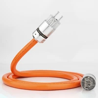 preffair d505 hi end hifi 5n ofc pure copper european standard power connector eu schuko power cord hifi