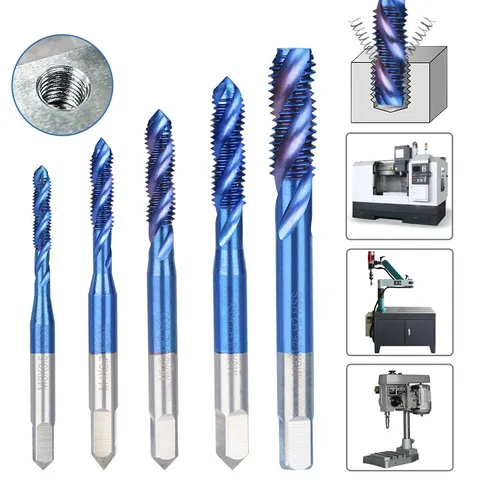 Метчики xcan HSS с нано-синим покрытием M2-M18