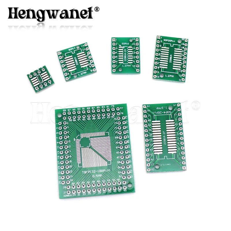 10 шт. PCB плата SMD поворот в DIP адаптер преобразователь пластина SOP 8/16/14/20/24/28P SOT89 SOT23 SOT223 DIP SOP/MSOP/TSSOP