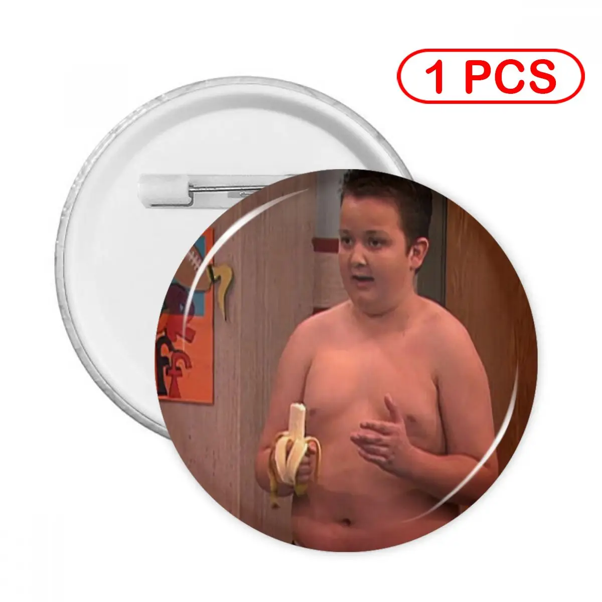 

Gibby Singing Soft Button Pin Clothes Brooch Creative Pins Jewelry Decor Cute Badge Funny Boy Women Child Lapel