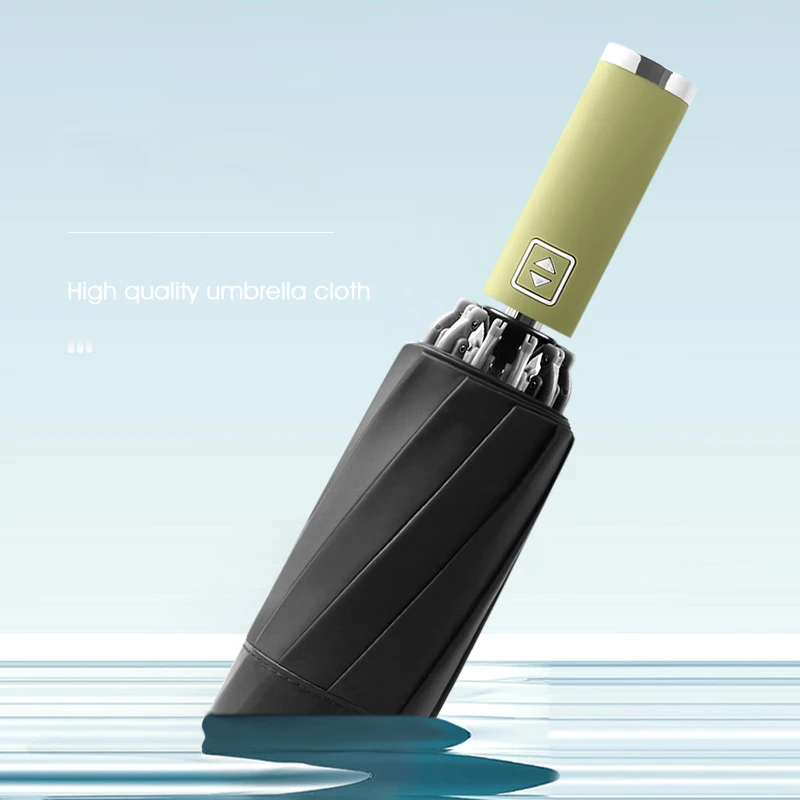

Umbrellas Luxury Backlight Big Folding Automatic Inverted For The Sun Antirain Coating Windproof Gift Reverse Reflective Fabric