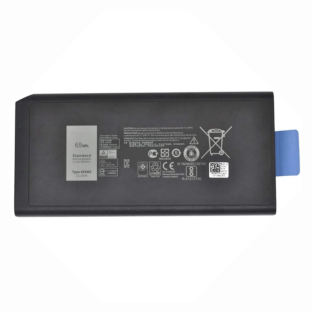 Фото 4XKN5 CJ2K1 65 Втч 11,1 В 5700 мАч Аккумулятор для ноутбука Dell Latitude E5404 E7404 12 7204 14 5404 7404 серии 451-12187 №4