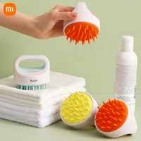 xiaomi head massage brush shampoo brush bathroom products plastic sanitary comb washing hair scalp shower itchy scalp scratcher