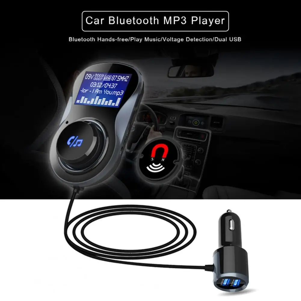 

Bluetooth AUX Adapter In Car Handsfree Kit BT 5.0 Audio Receiver Auto Phone Hands Free Carkit FM Transmitter Car Accessories