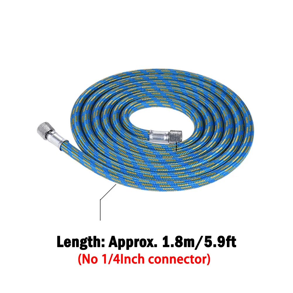 Professional Nylon Braided Most Airbrush Hose With Standard 5.9ft Fitting Spary Gun Air Compressor Accessories enlarge
