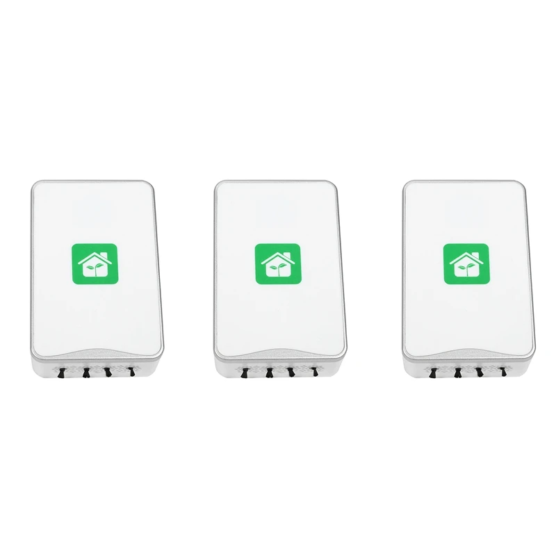 

3X Pluggable Air Purifier Negative Ion Generator Filterless Ionizer Purifier Clean Allergens US Plug