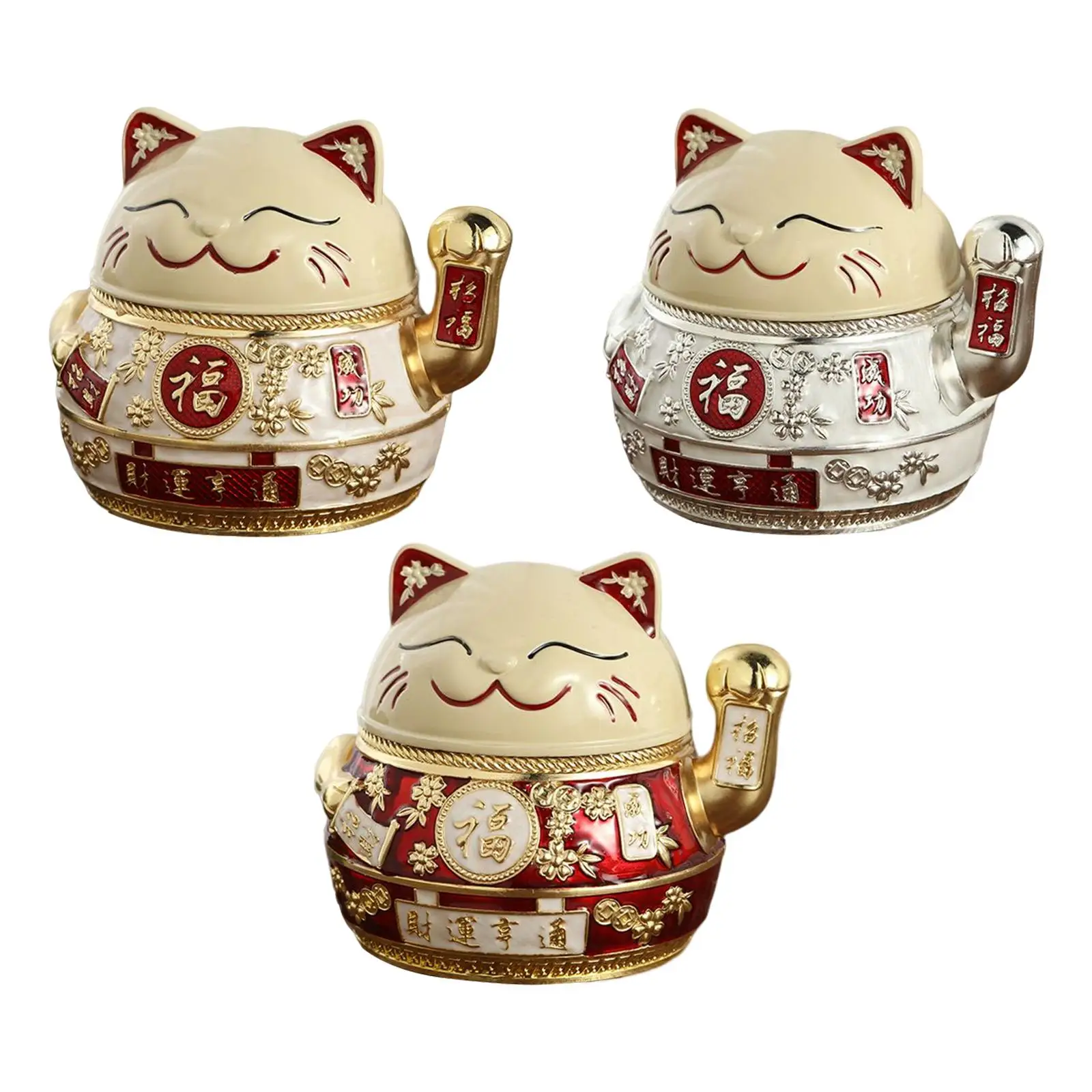 

Retro Style Ashtray Display Statues for Tabletop Indoor Housewarming Gifts Decoration