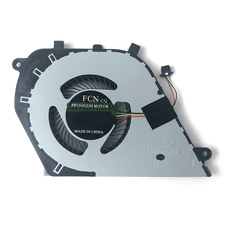 

New Laptop CPU Cooling fan For DELL Inspiron 15-7000 15 7570 7573 7580 Cooler DFS541105FC0T FJGY 5V 0.5A 023.1009J.0001 0Y64H5