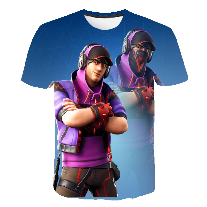 Футболка с круглым вырезом для мальчиков и девочек Повседневная летняя футболка