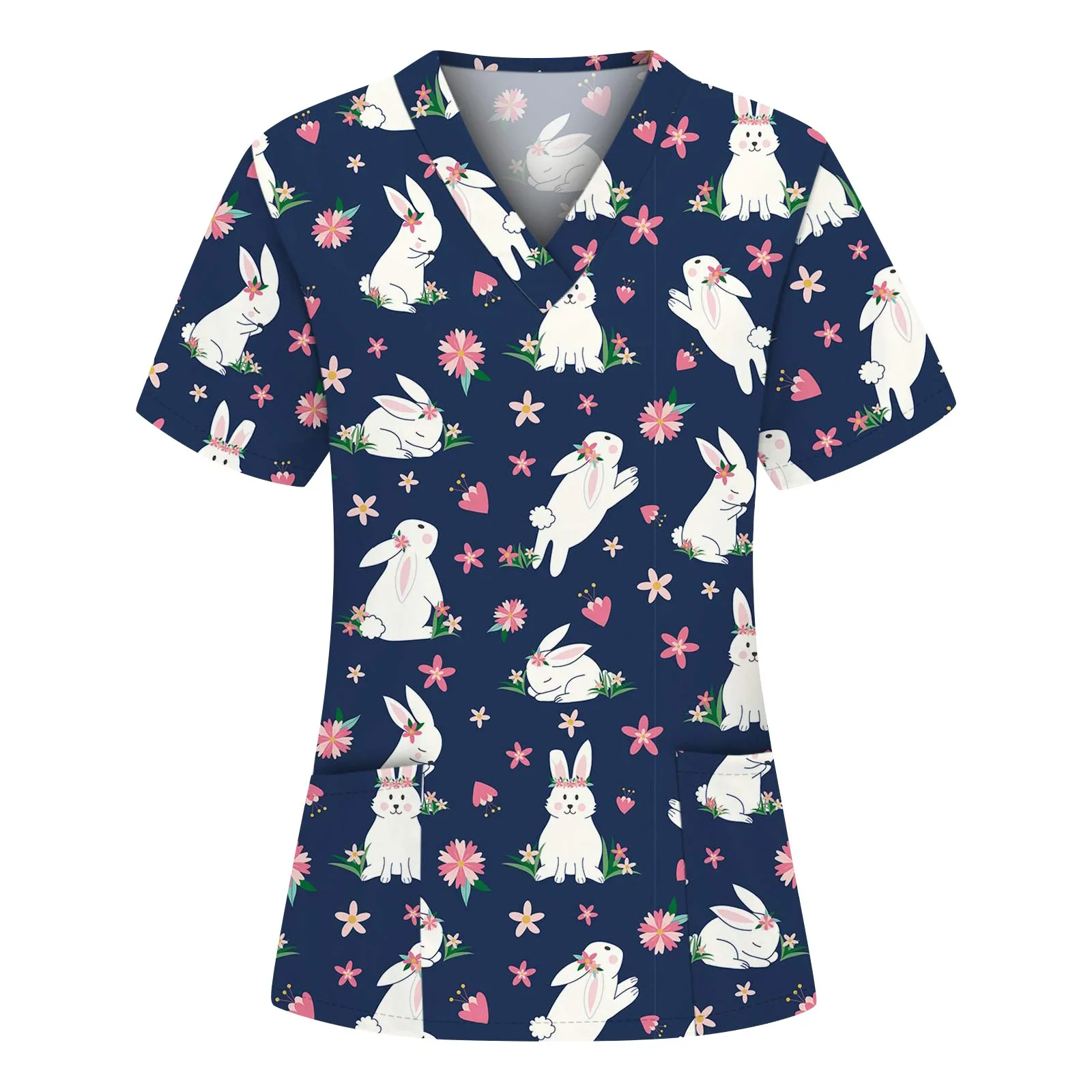 Печатные животные рабочие скрабы Топы униформа для ухода за питомцами