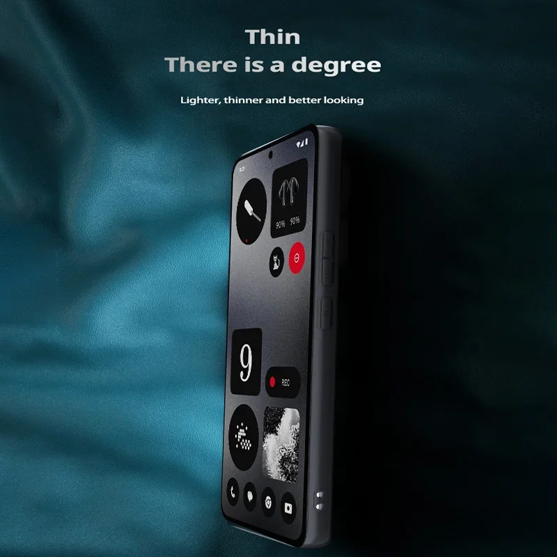 Задняя крышка с текстурой кожи чехол для телефона Nothing CMF Phone 1 универсальная