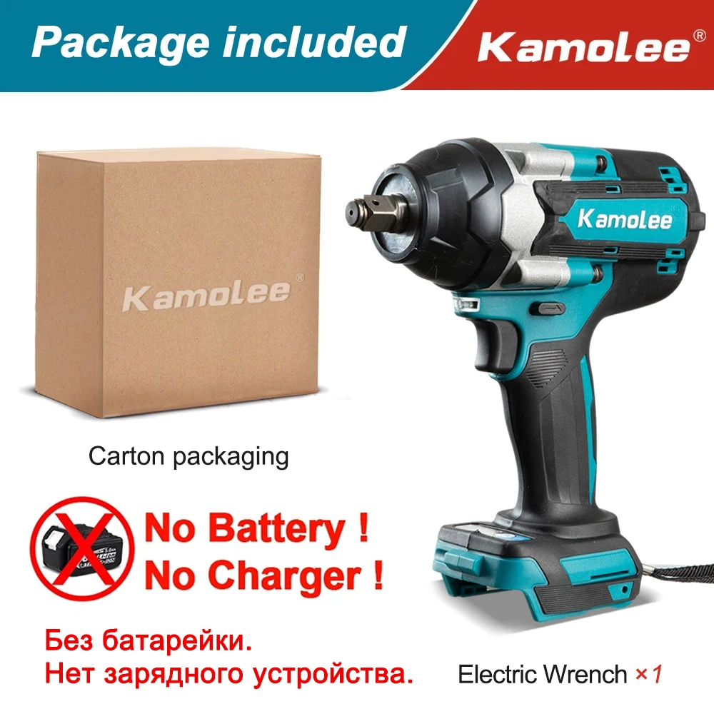 

Kamolee DTW700 бесщёточный электрический гайковерт