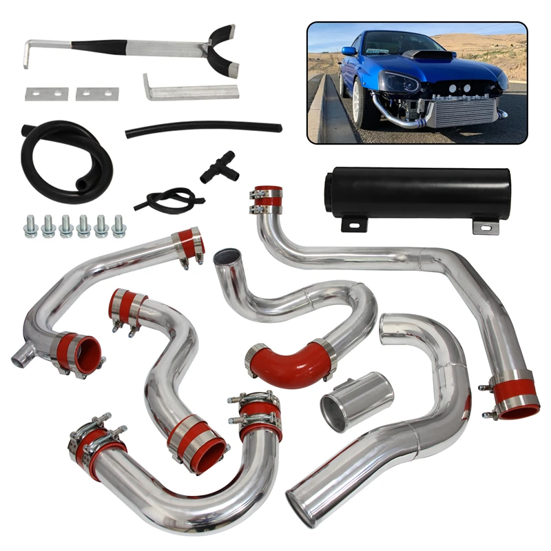 Комплект трубопроводов интеркулера подходит для Subaru Impreza WRX STi 02-07 EJ20 EJ25 2 0/2.5L Gen
