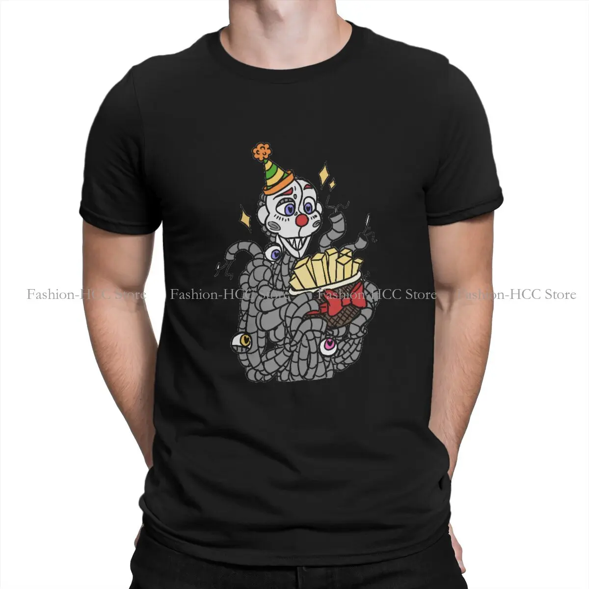 Exotic Butters Ennard Unique TShirt FNAF Games Top Quality New Design Graphic  T Shirt Short Sleeve Hot Sale