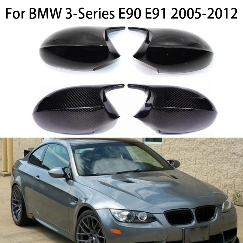 

Для BMW 3 серии E90 E91 2005-2012 M стильные Сменные крышки из углеродного волокна для автомобильного внешнего зеркала заднего вида автомобильные акс...