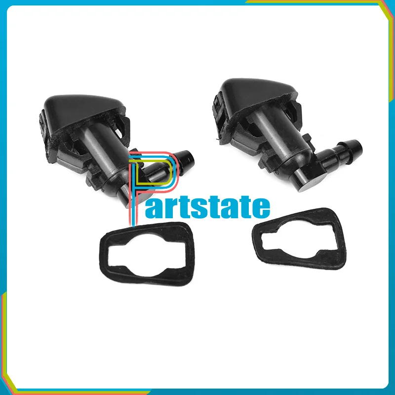 

68260443 АА 55372143 AB 2 шт. новая насадка для омывателя лобового стекла спереди подходит для Jeep Grand Cherokee 2011 2012 2013 2014 2015