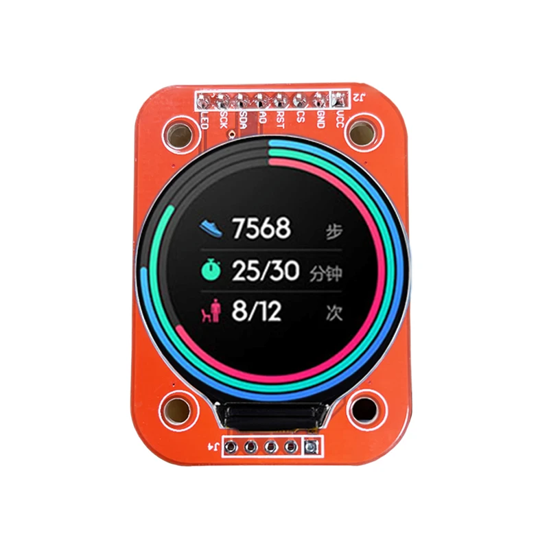 Круглый модуль ЖК-дисплея TFT 1 28 дюйма RGB 240*240 GC9A01 драйвер 4-проводной интерфейс SPI